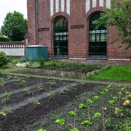 Blick über den Gartenzaun