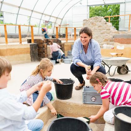 Schnuppergrabung im "GrabungsCAMP"