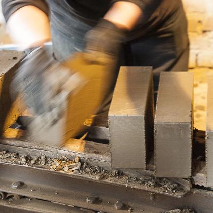 Ziegel im Sekundentakt