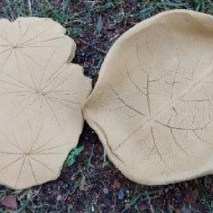 Ich schenke dir Zeit: Blätterkeramik