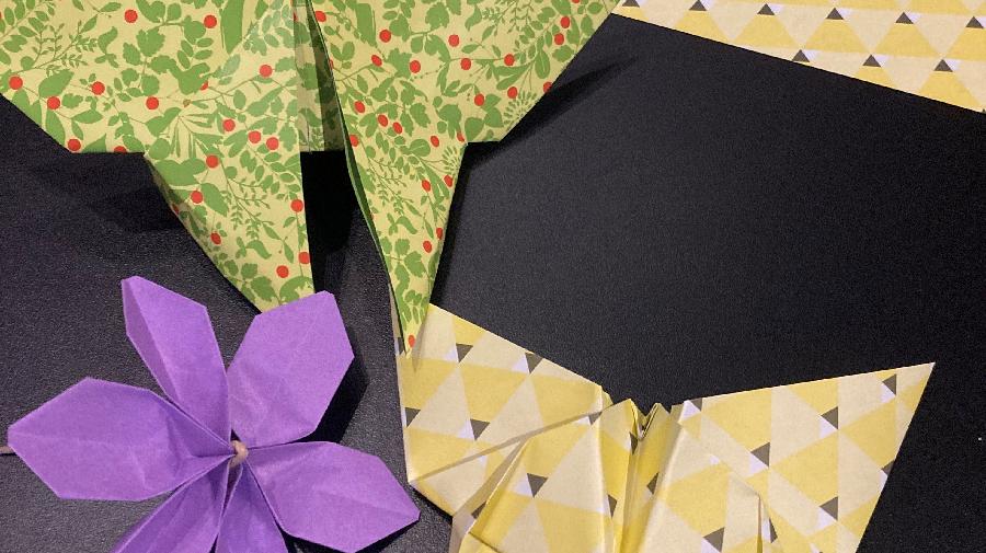 Verschieden Origami Figuren