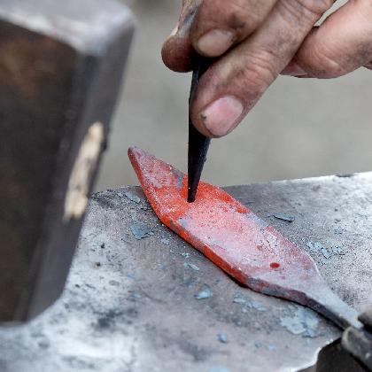 Schmiede-Vorführung