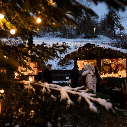 Romantischer Weihnachtsmarkt