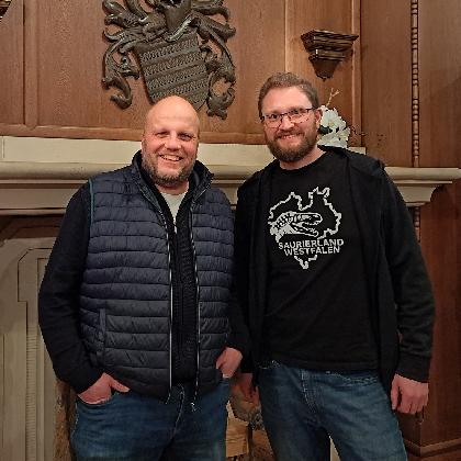 Dino-Palaver im LWL-Planetarium vor und mit Publikum