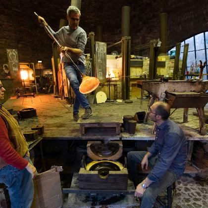 Die Hütte und das Glas