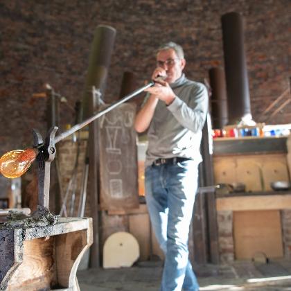 Die Hütte und das Glas