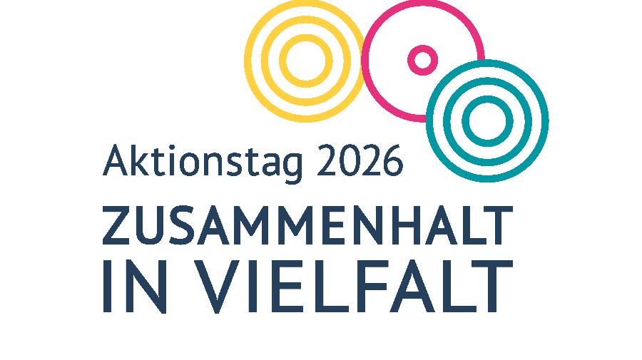Logo des Aktionstages 2026 Zusammenhalt in Vielfalt
