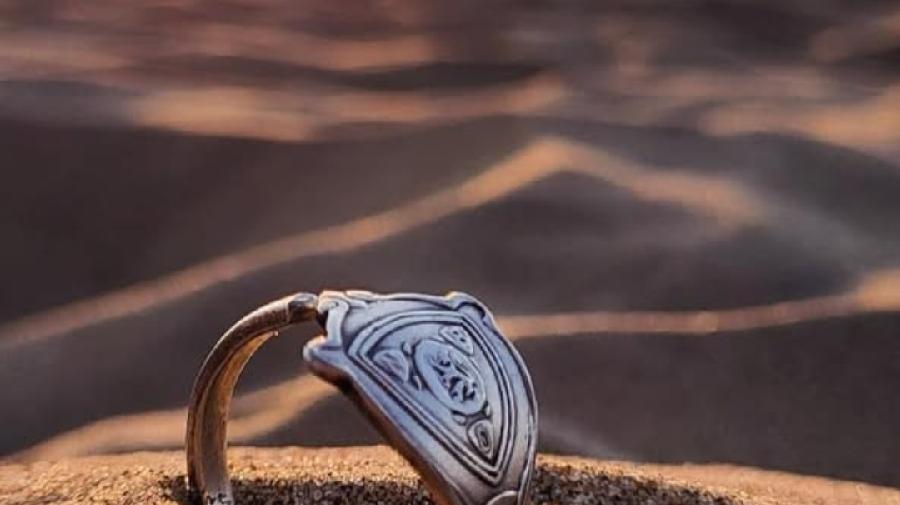 Ring aus einem Löffel 