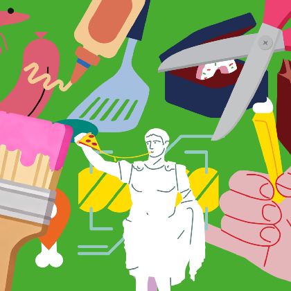 Ma(h)lzeit - Kunst geht durch den Magen