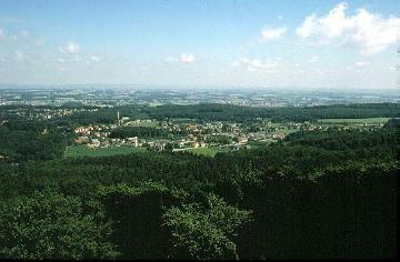 Blick von der Hünenburg in das Ravensberger Land