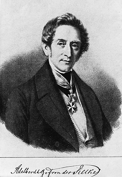 Portrait des Adelberdt Graf von der Recke-Volmerstein (1781-1878) - einer der Begründer der Diakonie