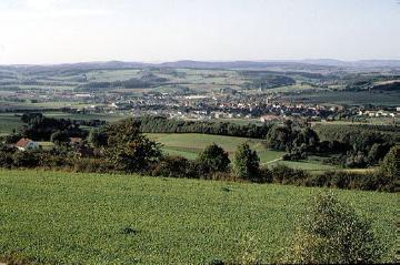 Blick vom Hohenasch auf Bösingfeld und in das Lipper Land