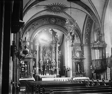 Barocker Chor der Pfarrkirche St. Johannes in Siddinghausen