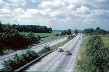 Autobahn A 2 bei Hamm-Uentrop