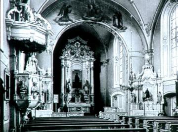 Barocke Innenausstattung der kath. Pfarrkirche St. Ursula in Meiste
