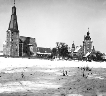 Schloss Raesfeld im Winter, um 1940?