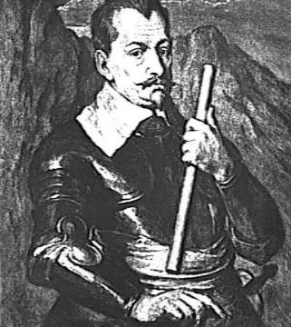 Gemälde: Albrecht von Wallenstein (1583-1634), kaiserlicher Feldherr der katholischen Liga im 30jährigen Krieg