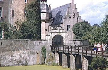Schloss Gemen, Brückeneinfahrt zur Hauptburg