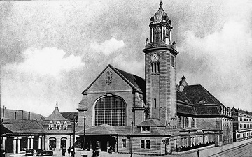 Empfangsgebäude des Hagener Hauptbahnhofes, eingeweiht 1910, Neobarock