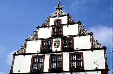 Der Nordgiebel des Rathauses von 1545