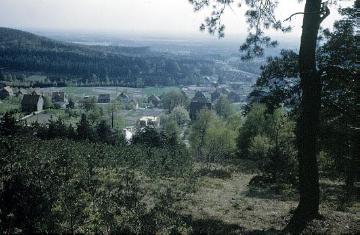 Blick vom Tönsberg auf Randgebiete von Oerlinghausen und zumTeutoburger Wald
