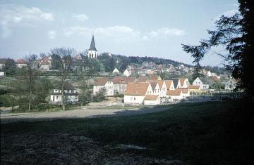 Ortsansicht der Passstadt Oerlinghausens von Nordwesten