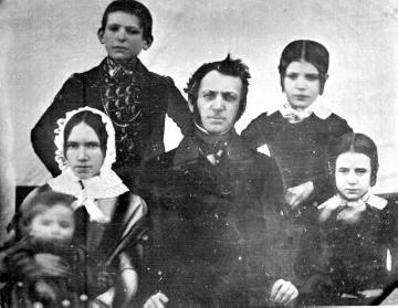 Familie Friedrich Wilhelm Beinhauer, Daguerreotypie (Reproduktion)