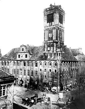 Die Hanse: Das Rathaus der Stadt Thorn (Westpreußen), erbaut im 14. Jh., erweitert im 16. Jh. (ab 1920 Torún, Polen), undatiert