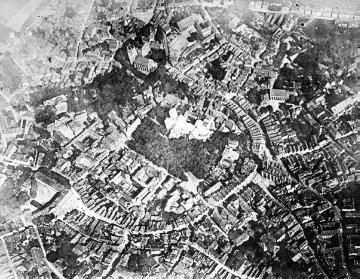 Die Innenstadt im Luftbild von Münster