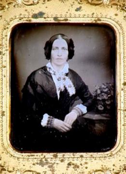 Caroline Sophie Dorothea Heyne, geb. Fiedler (1815-?), Daguerreotypie