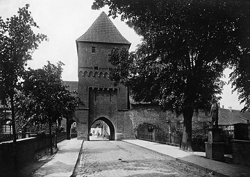 Das Walkenbrücker Tor, Teil der östlichen Stadtbefestigung aus dem 14. Jahrhundert