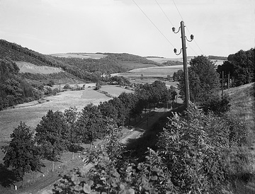 Idyllisches Versetal bei Hohstadt/Steinbachsverse vor dem Bau der Talsperre. Undatiert. Bau der Versetalsperre in verschiedenen Bauabschnitten zwischen 1929 und 1952.