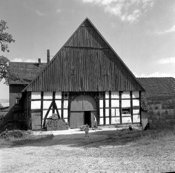 Fachwerkbauernhaus in Lüerdissen, Deelentorseite