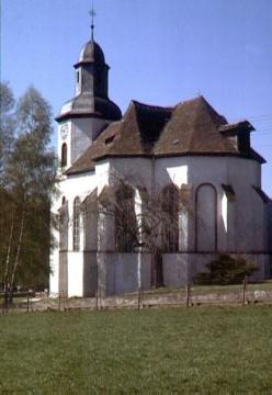 St. Katharina-Kirche in Rheder ("Schlaunkapelle"), Chorseite, erbaut von Johann Conrad Schlaun 1716-1718