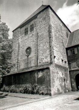 Schloss Rheda, romanischer Tor- und Kapellenturm aus dem 13. Jh.