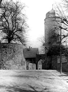 Das Sacktor und der Sackturm, Teil der alten Stadtbefestigung