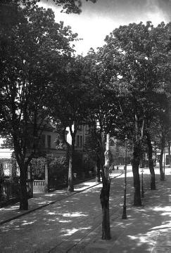 Familie Joseph Schäfer, Wohnumfeld: Halterner Straße mit Wohnsitz Schäfer in Hausnummer 12 (vorn links), undatiert, um 1903?