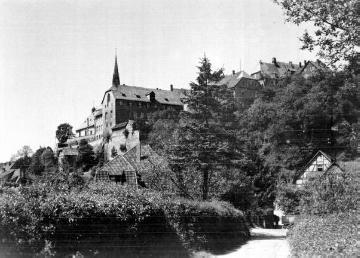 Das ehem. Dominikanerkloster (1281-1824) in der Oberen Altstadt, um 1944?