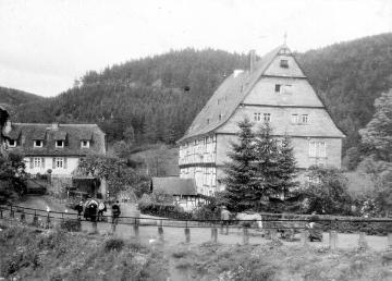 Blick auf Haus Dalwigk in Thalitter bei Waldeck