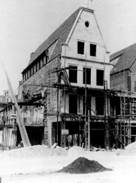 Buchhandlung Thiele am Prinzipalmarkt: Wiederaufbau 1948 (Architekt Ostermann)