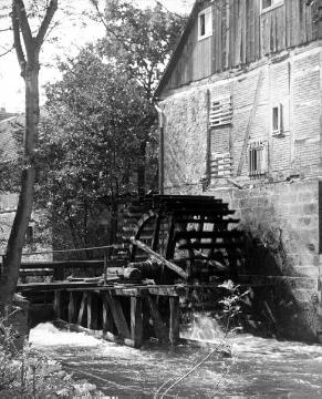 Wasserrad von Piepers Mühle an der Kasseler Straße