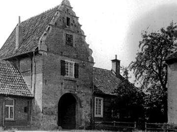 Ehemalige Johanniterkommende (1199-1806) in Steinfurt-Burgsteinfurt - Torhaus von 1446, modernisiert 1606. Undatiert, um 1930?