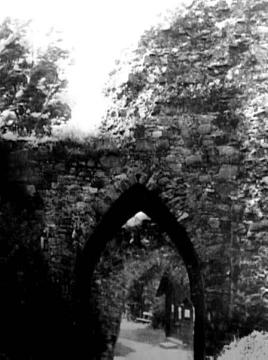 Torbogen in der alten Schlossruine