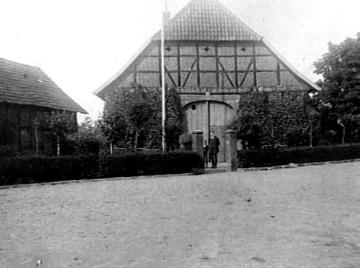 Niedersächsisches Vierständerhaus in Fachwerkbauweise (Ort unbekannt)
