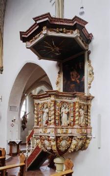 Kath. Pfarrkirche St. Martin, Barockkanzel von 1693