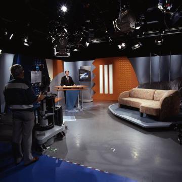 Regionalstudio des Westdeutschen Rundfunks: Aufnahme einer Fernsehsendung