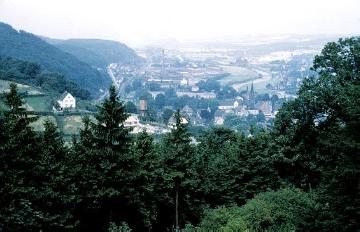 Blick von der Hohenlimburg in das Lennetal