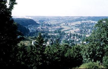 Blick von der Hohenlimburg in das Lennetal