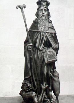 Antonius-Statue in der Pfarrkirche St. Martin, ehemalige Stiftskirche