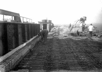 Brückenbau, Horster Str.: Verteilungsstahl für den Beton